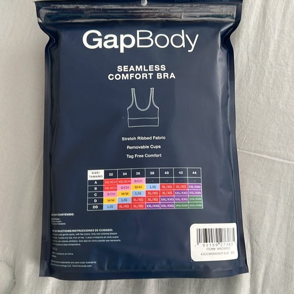 NWT Gap Body Seamless Bra Size XXLARGE - Picture 5 of 6